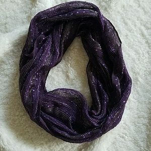 Shimmery infinity scarf